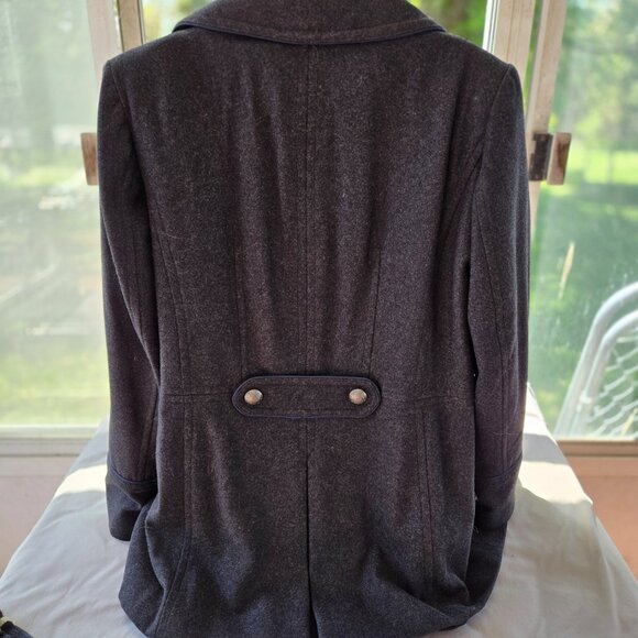 Coldwater Creek Wool Blend Pea Coat Double Breasted Womens XL - Picture 3 of 15